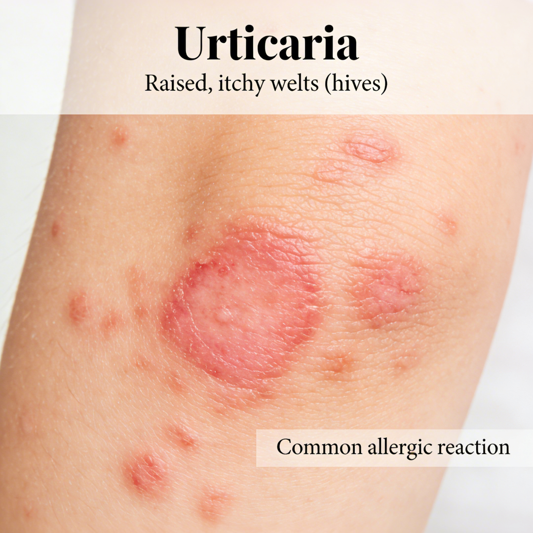 Mod&egrave;les d'urticaire NHP