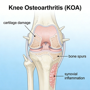 Modelo ng Rat Knee Osteoarthritis (KOA).