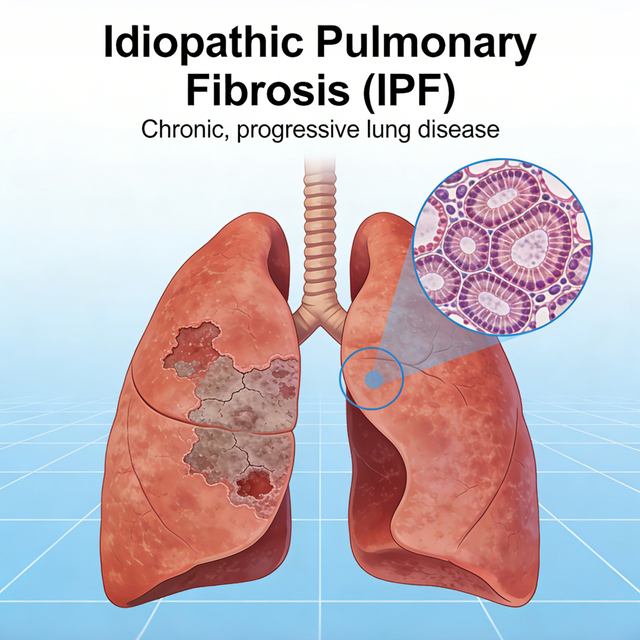 M&ocirc; h&igrave;nh xơ phổi v&ocirc; căn của lo&agrave;i gặm nhấm (IPF)