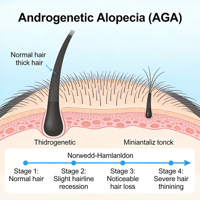 Androgenetische Alopezie (AGA)-Modelle bei M&auml;usen