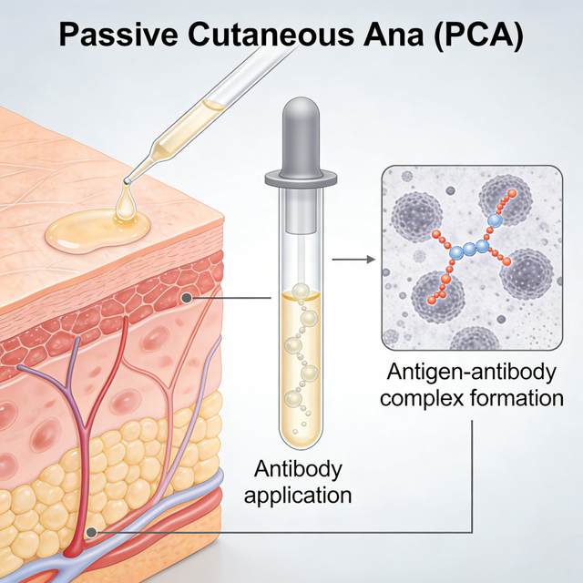 مدل های آنافیلاکسی پوستی غیرفعال NHP (PCA).