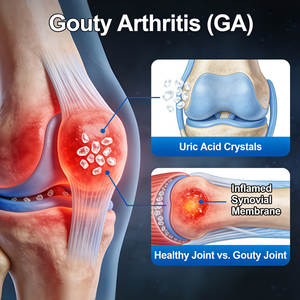 Modelos de artritis gotosa (GA) en ratones