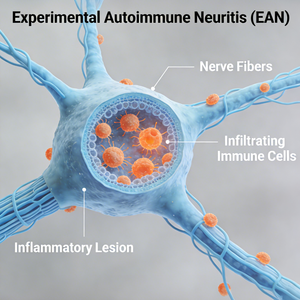 Model neuritis autoimun eksperimen tikus (EAN).